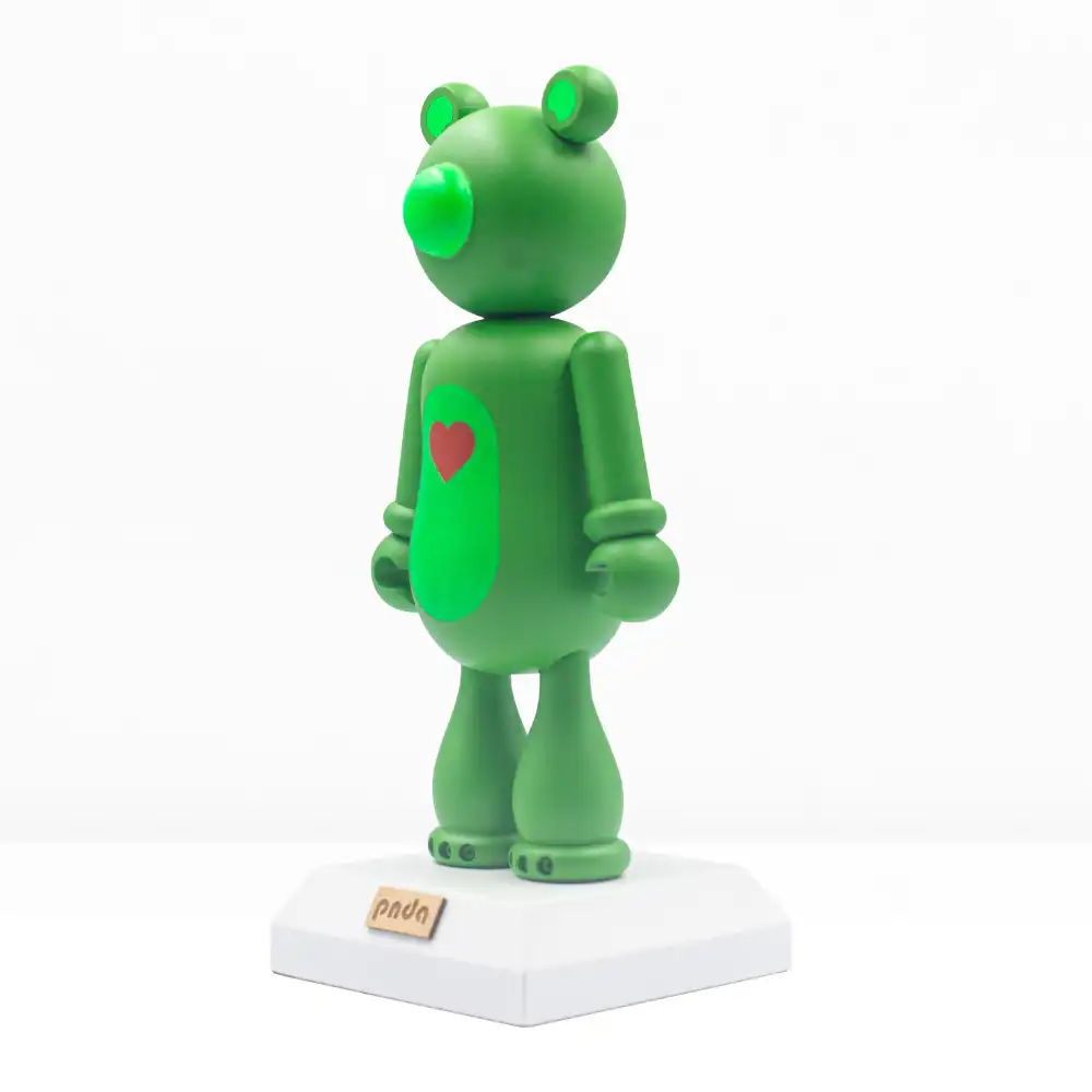 PNDA Tiny Heart Button Green foto 2