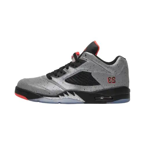 Off-White x Air Jordan 5 Black Metallic - Droper