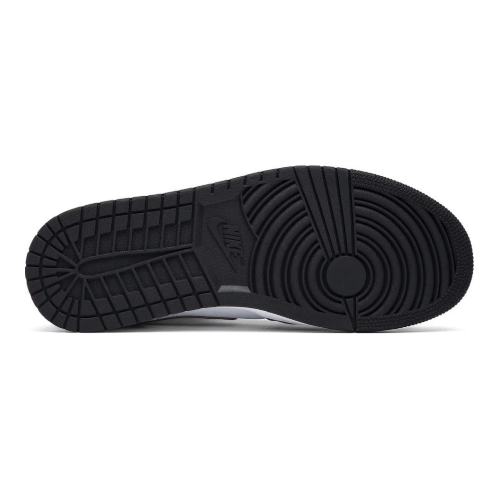 Air Jordan 1 Mid Patent Black White Gold foto 4