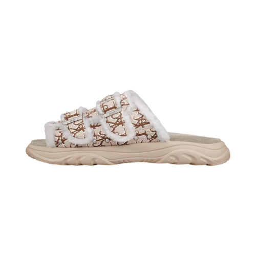 Cactus Jack x Dior Sandália H-Town Cream Oblique