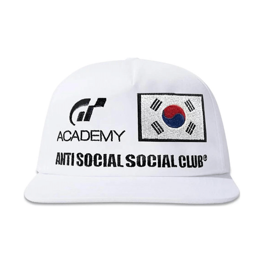 Gran Turismo x Anti Social Social Club Boné Flag White foto 1