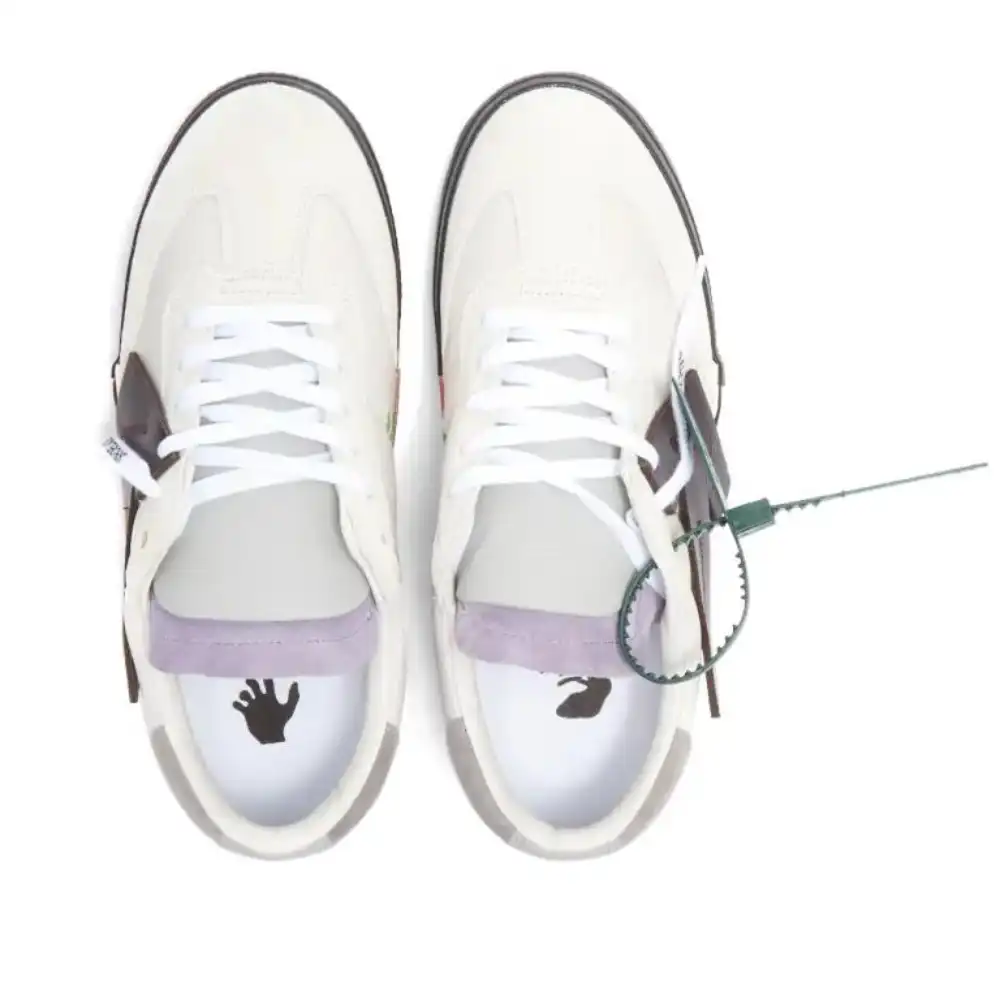 Off-White Vulcanized Low Black White Black Grey Lilac foto 2