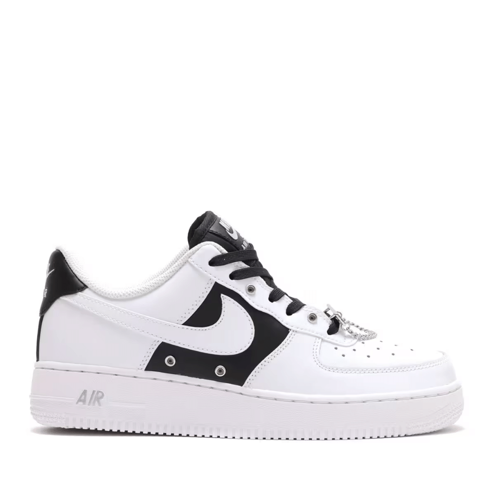 Nike Air Force 1 Low PRM White Black Metallic Silver foto 1