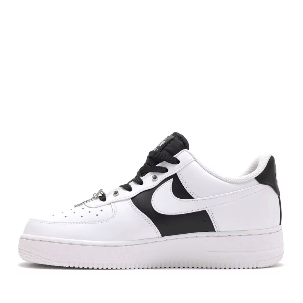 Nike Air Force 1 Low PRM White Black Metallic Silver foto 3