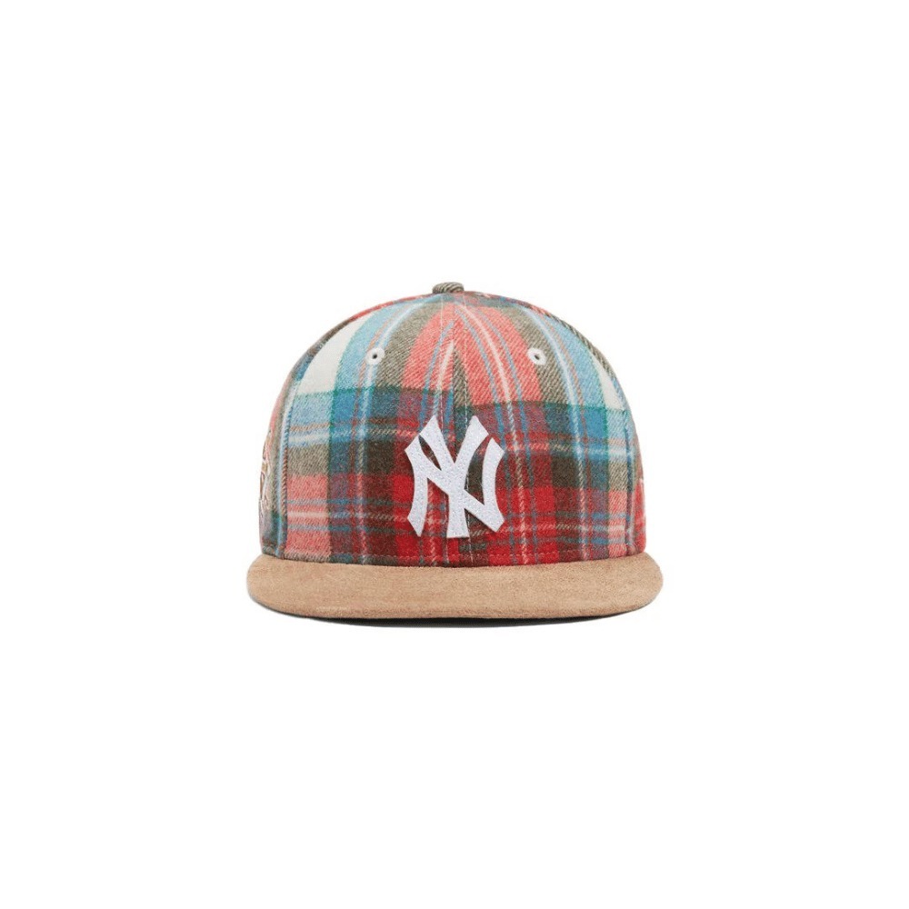 Kith x New Era Boné New York Yankees Plaid foto 1