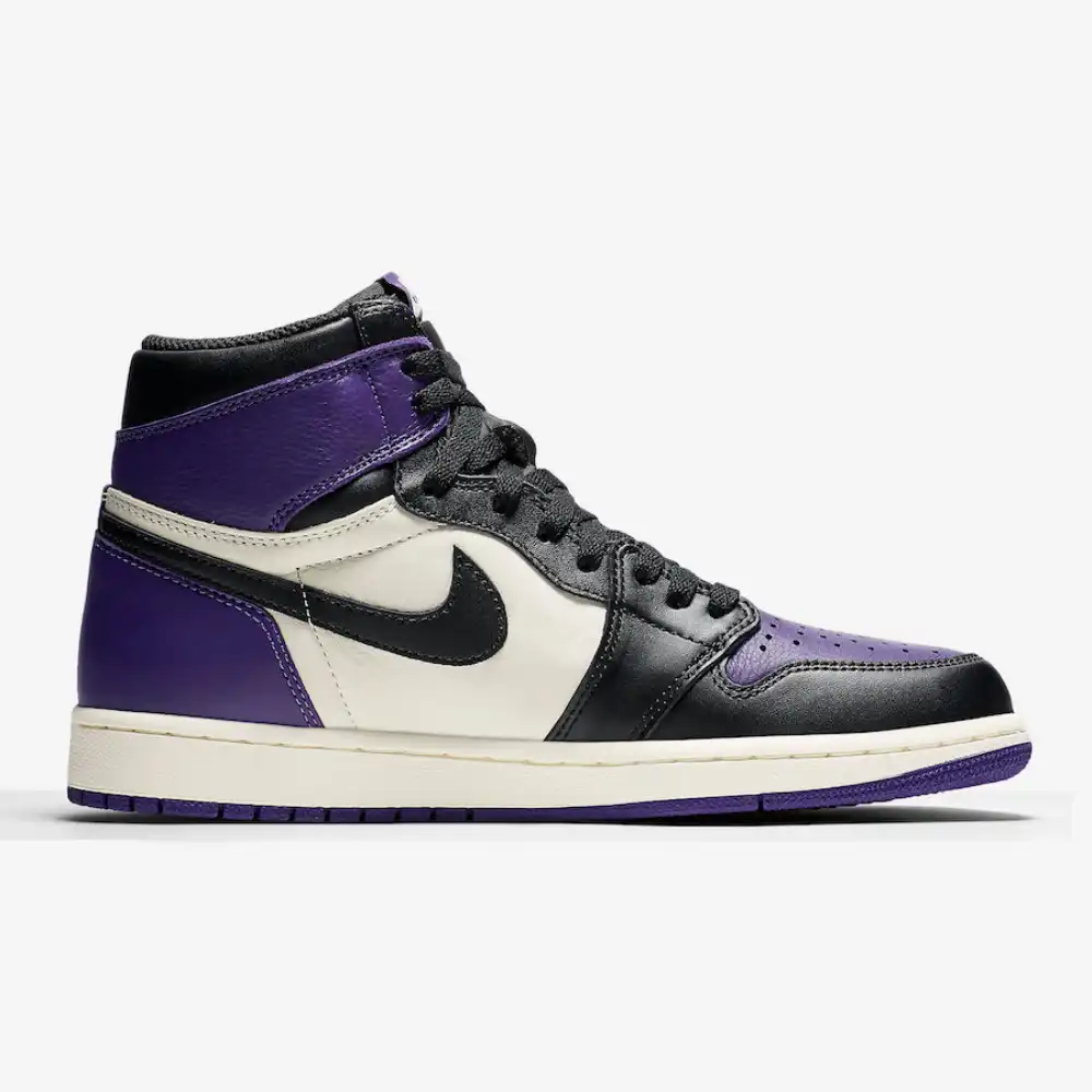 purple nike jordans