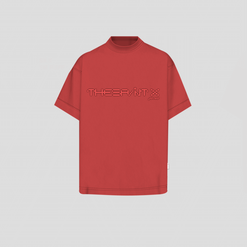 Camiseta THESAINT Comfort 64 Bit Vermelho - Droper