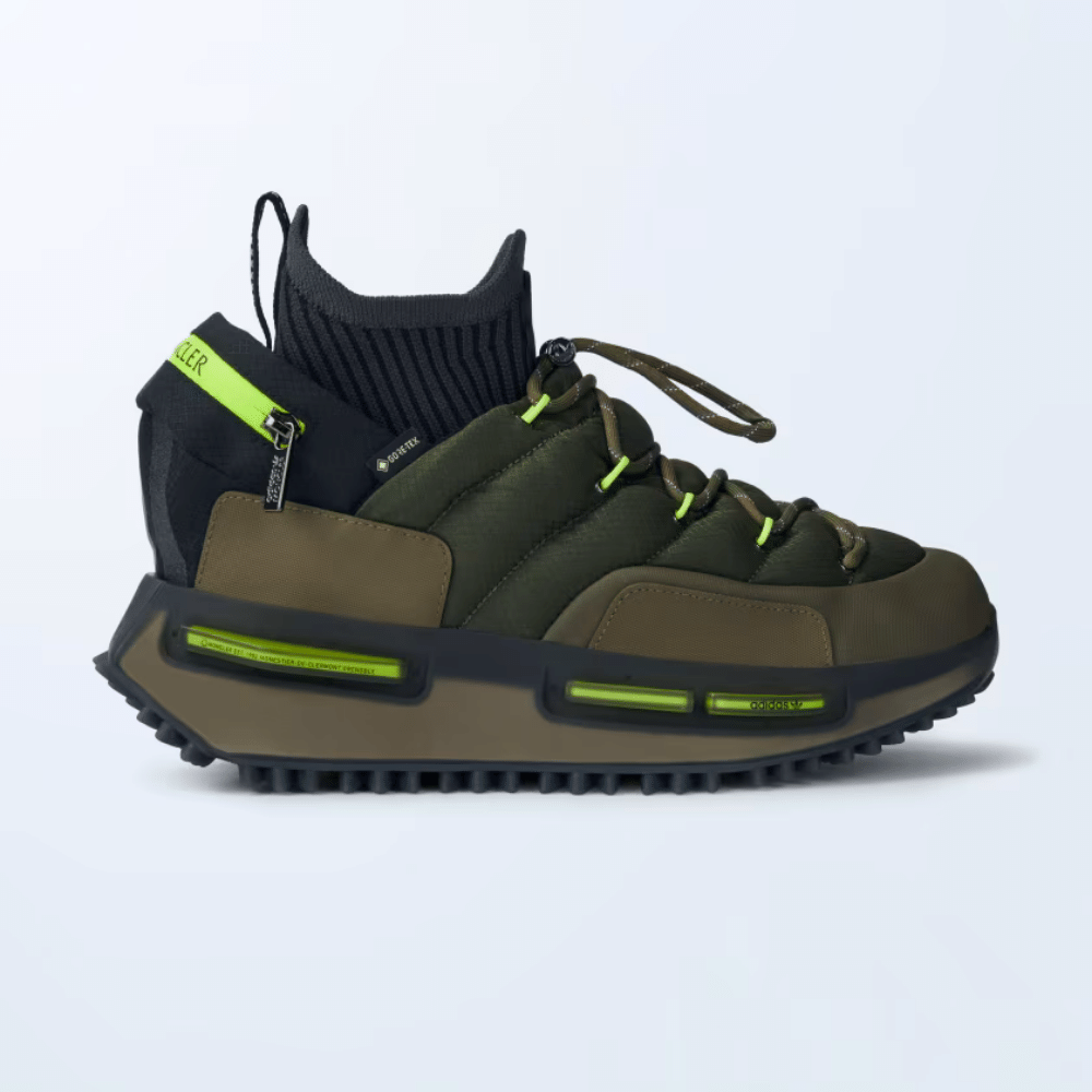 Moncler x adidas NMD Runner Olive Strata - Droper