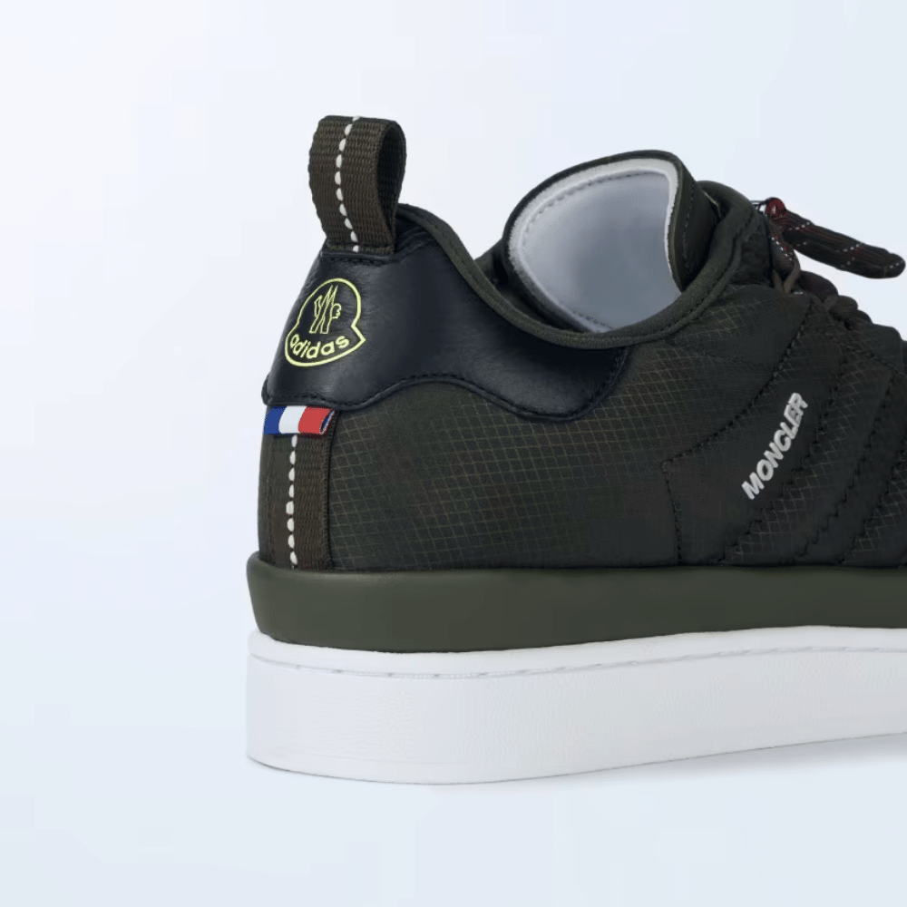 Moncler x adidas Campus Olive Night foto 3