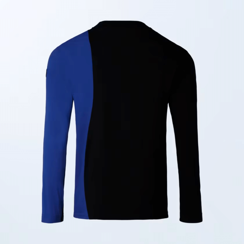 Moncler x adidas Camiseta Manga Longa Black Royal Blue - Droper