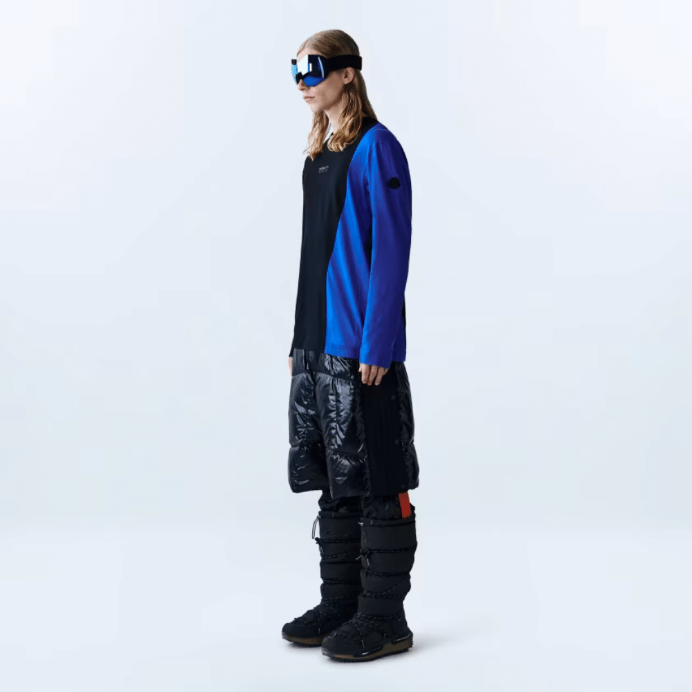 Moncler x adidas Camiseta Manga Longa Black Royal Blue - Droper