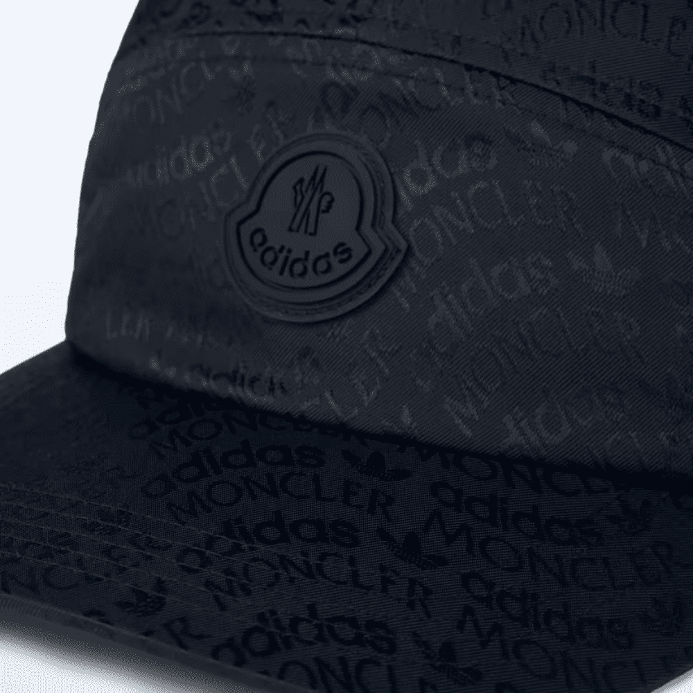 Moncler x adidas Boné Baseball Jacquard Black - Droper