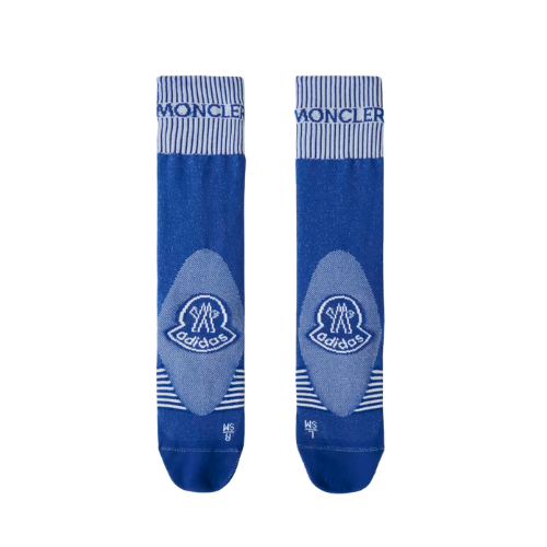 Moncler x adidas Meias Cano Médio Royal Blue