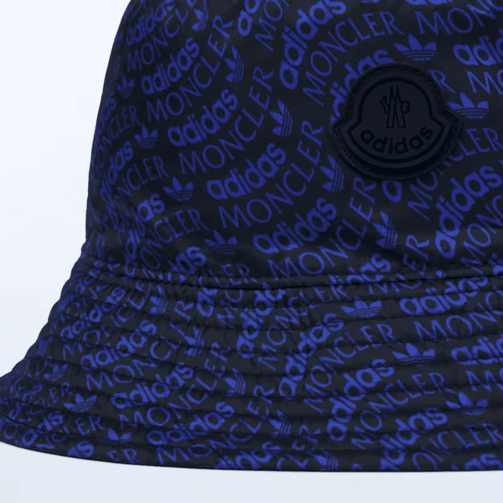 Moncler x adidas Chapéu Bucket Reversível Royal Blue - Droper