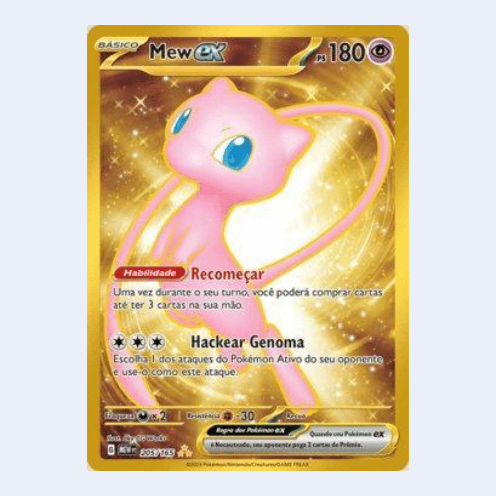 Carta Pokemon Mew Ex