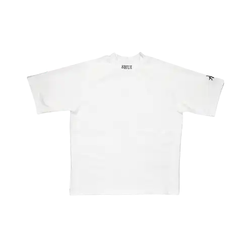 Camiseta Oversized Shui 3D Cloud Branco