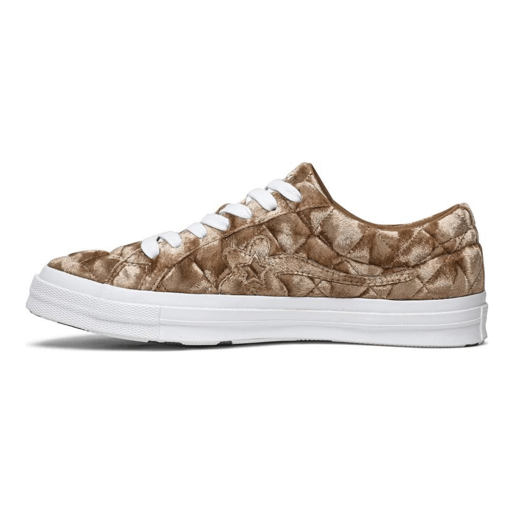 Golf Le Fleur x Converse One Star Quilted Velvet Brown foto 3