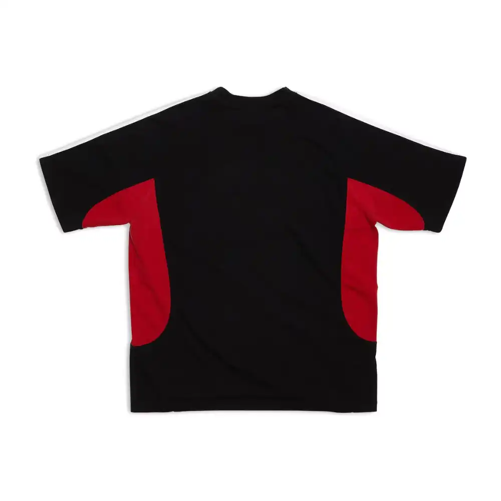 Balenciaga x adidas Camiseta Medium Fit Black Red - Droper