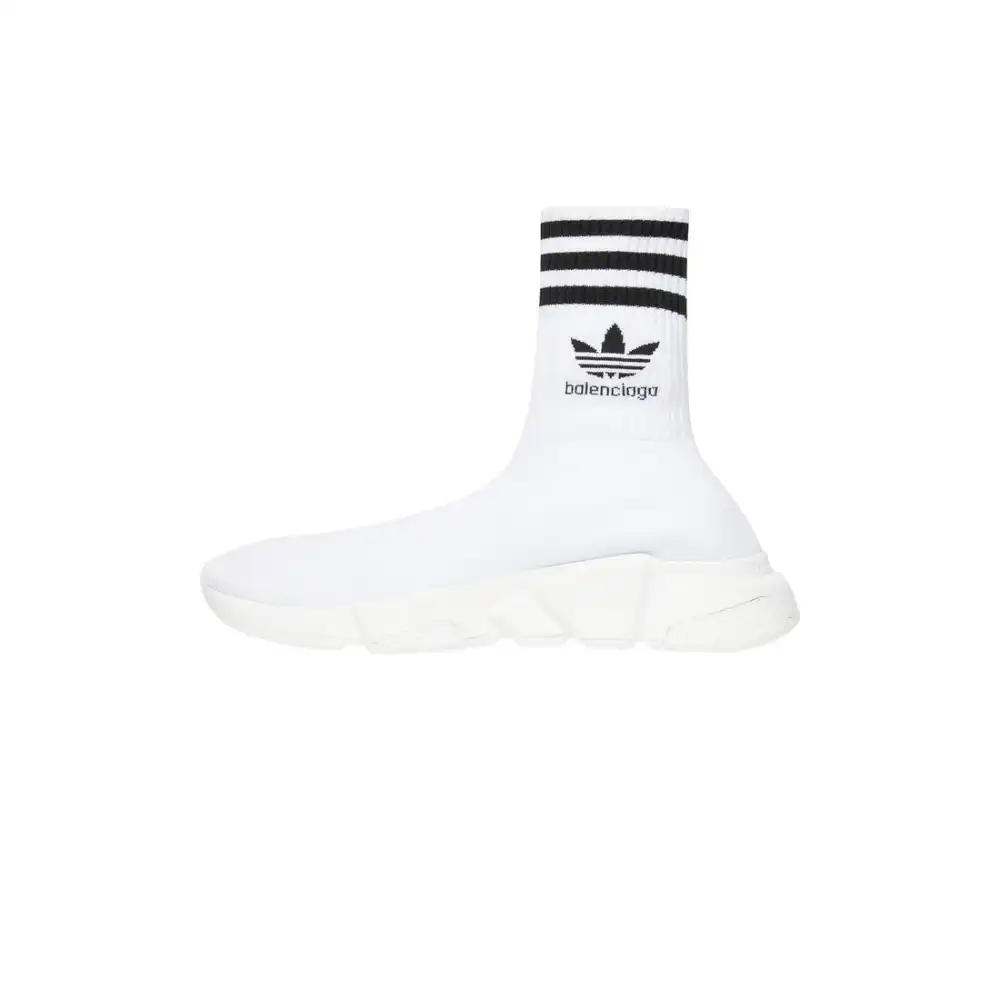 adidas x Balenciaga Speed Trainer White Black foto 3