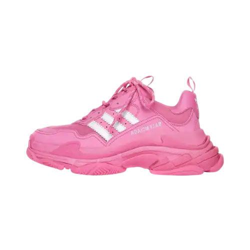 adidas x Balenciaga Triple S Neon Pink - Droper