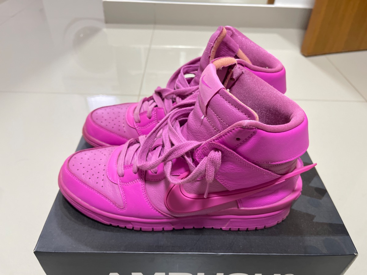 ambush nike dunk high pink