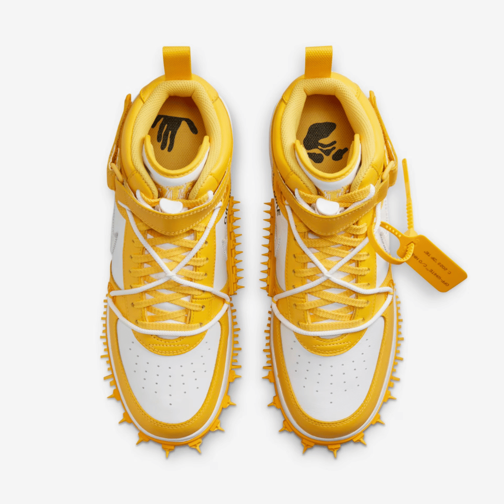 Off-White x Nike Air Force 1 Mid Varsity Maize