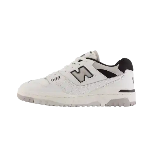 New Balance 550 White Concrete Black