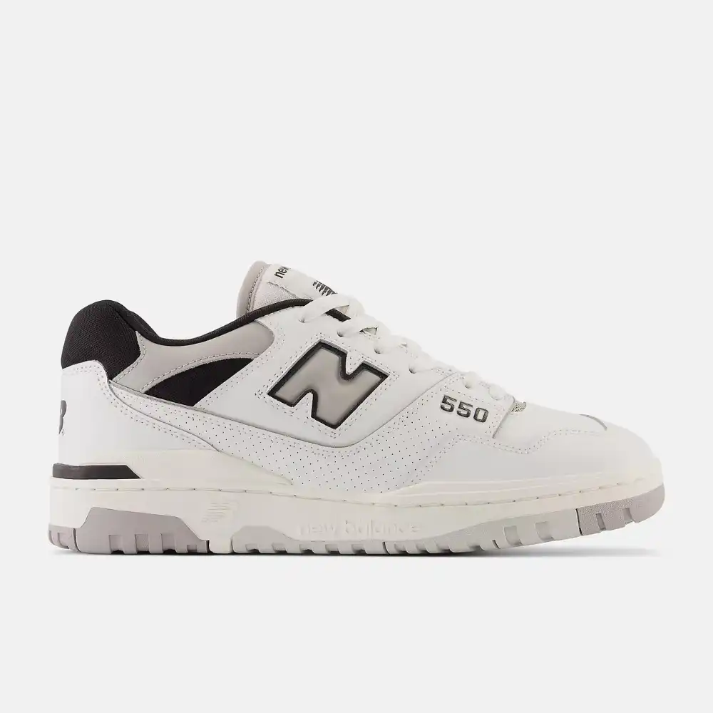 New Balance 550 White Concrete Black foto 1