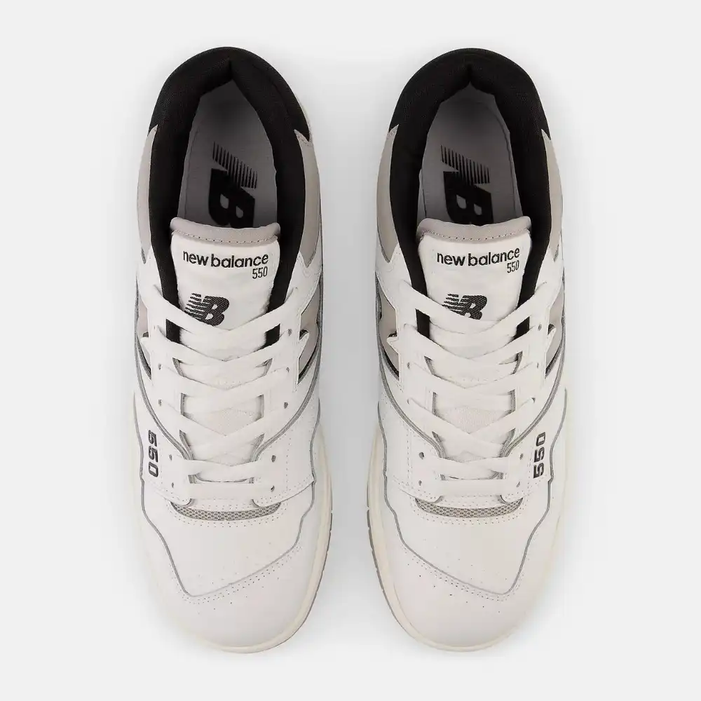 New Balance 550 White Concrete Black foto 2