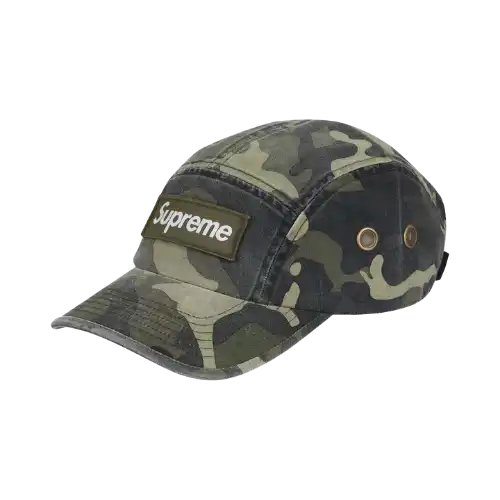 Boné Supreme Cordura Ripstop S Logo 6-Panel Black - Droper