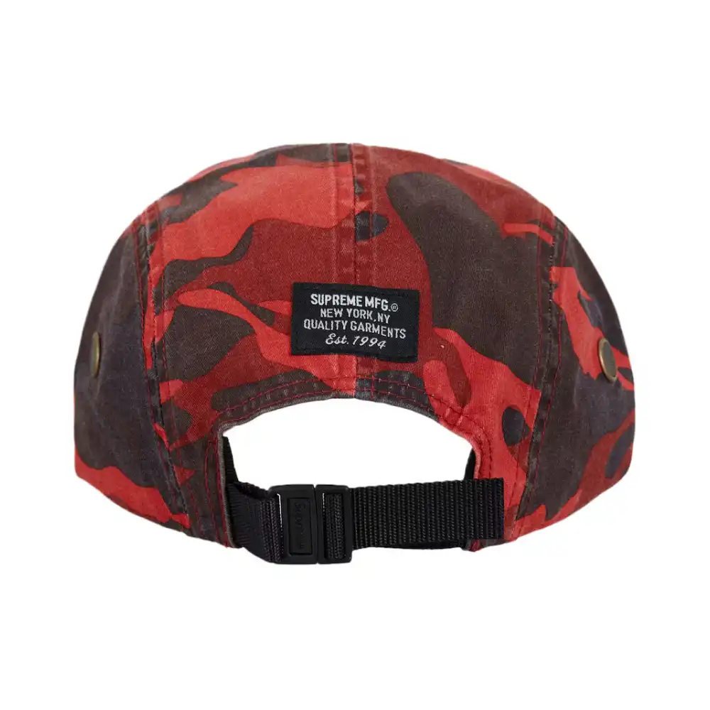 Boné Supreme Military Camp Red Camo foto 1