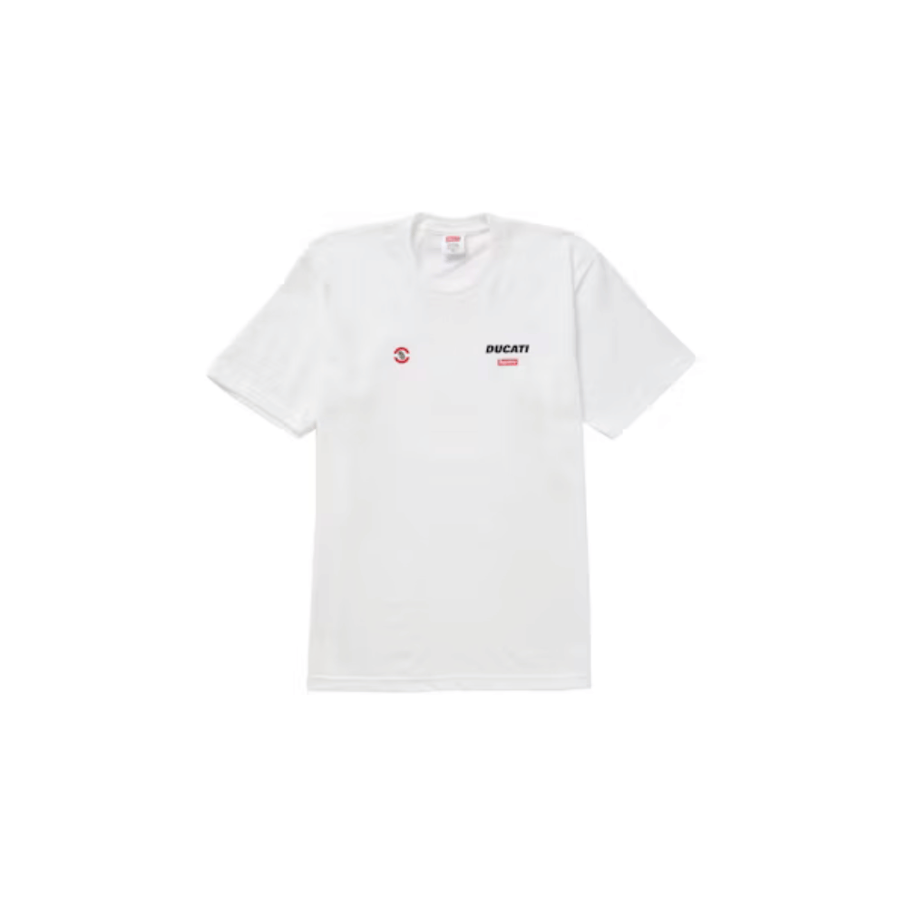 Ducati x Supreme Camiseta Logo White - Droper