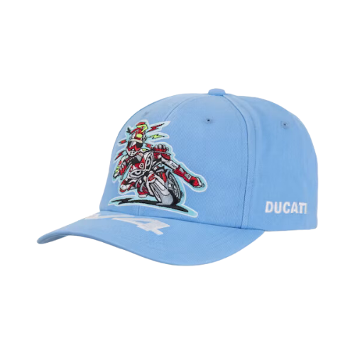 Ducati x Supreme Boné 6-Panel Blue