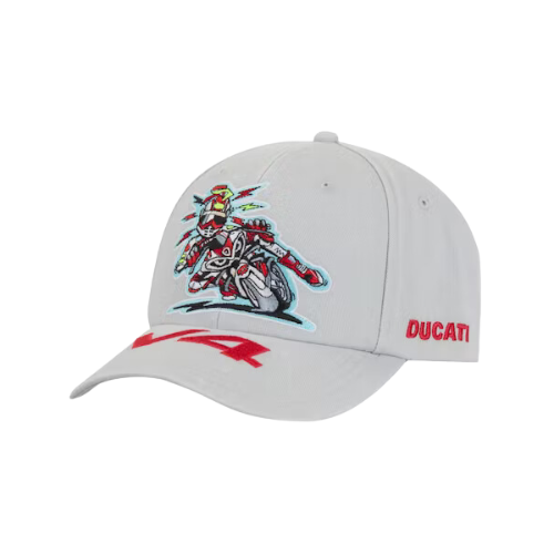 Ducati x Supreme Boné 6-Panel Grey
