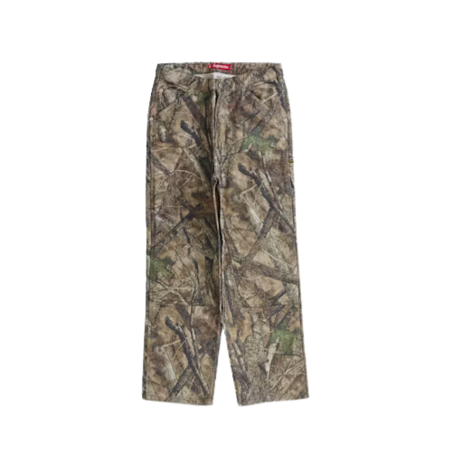 Calça Supreme Moleskin Double Knee Painter Camo