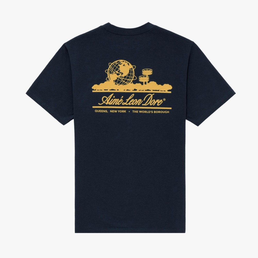 Camiseta Aimé Leon Dore Unisphere Navy foto 1