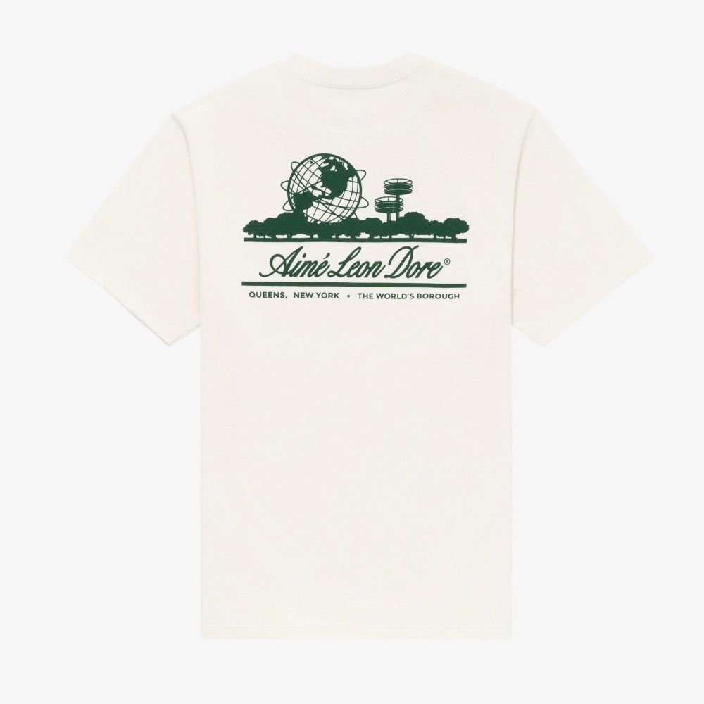 Camiseta Aimé Leon Dore Unisphere Cream foto 1