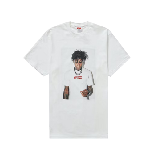 Camiseta Supreme NBA Youngboy White - Droper