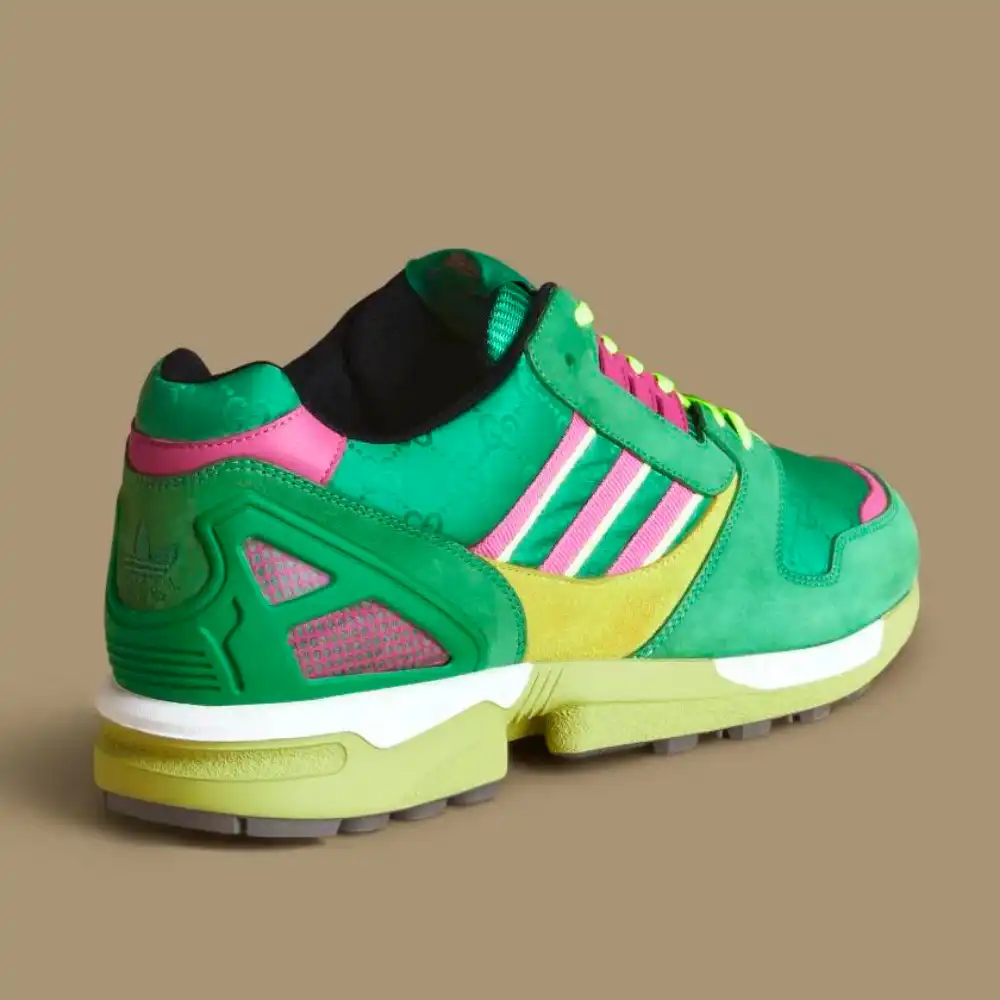 Gucci x adidas ZX8000 Green Masculino foto 3