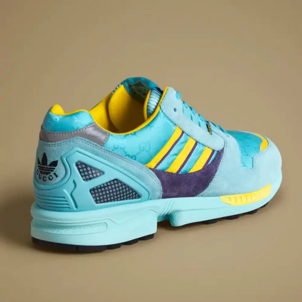 Gucci x adidas ZX8000 Clear Aqua Masculino - Droper