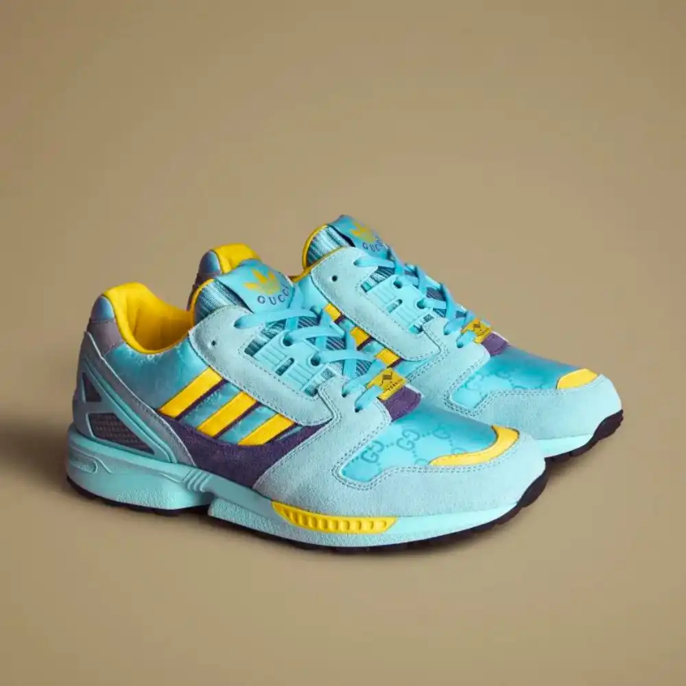 Adidas zx 8000 aqua deals blue yellow