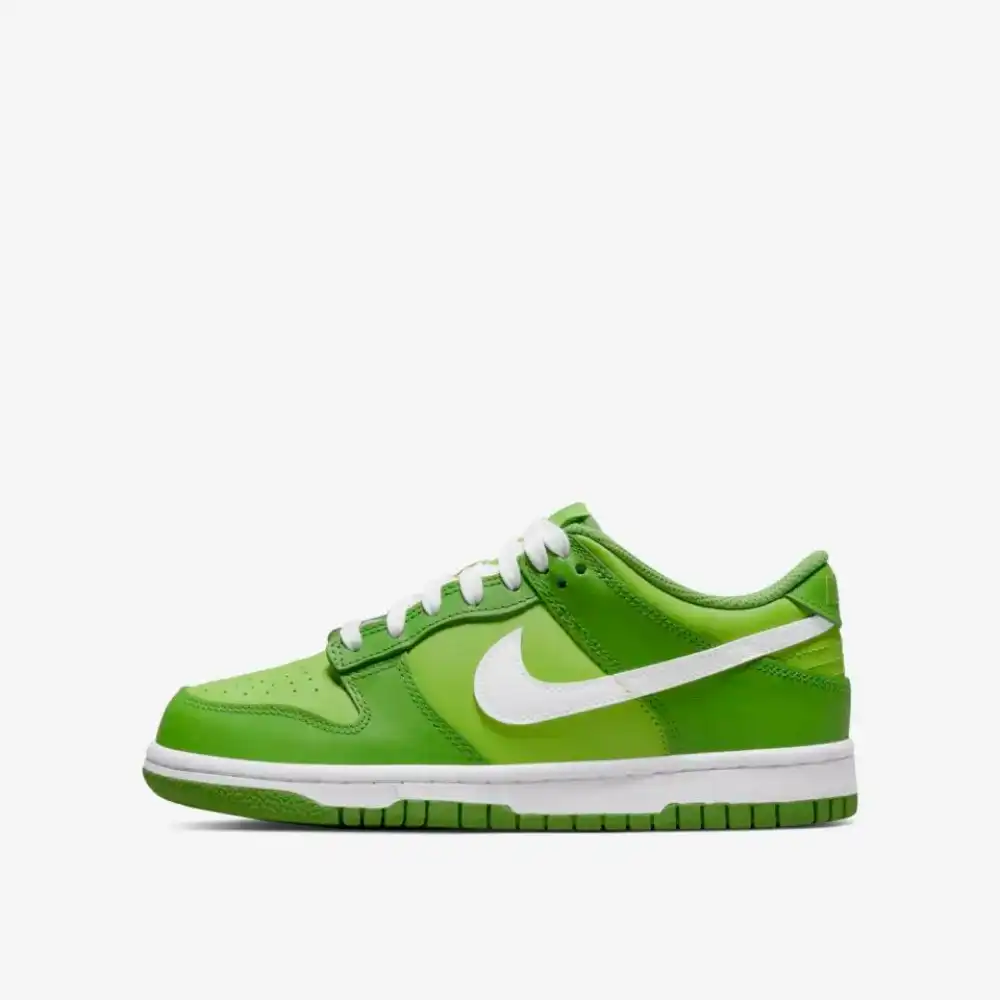 Nike Dunk Low GS Chlorophyll and Vivid Green foto 1