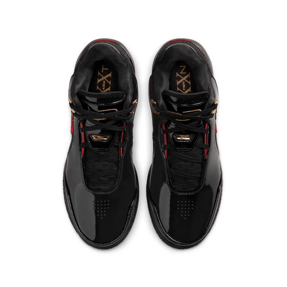 Nike Zoom LeBron NXXT Gen AMPD EP Black and Metallic Gold - Droper