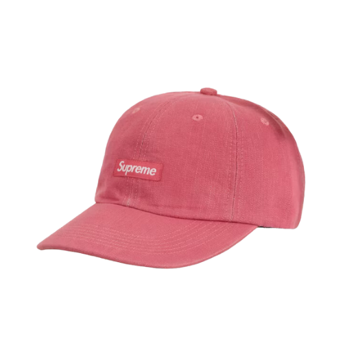 Boné Supreme Cordura Denim Small Box 6-Panel Pink