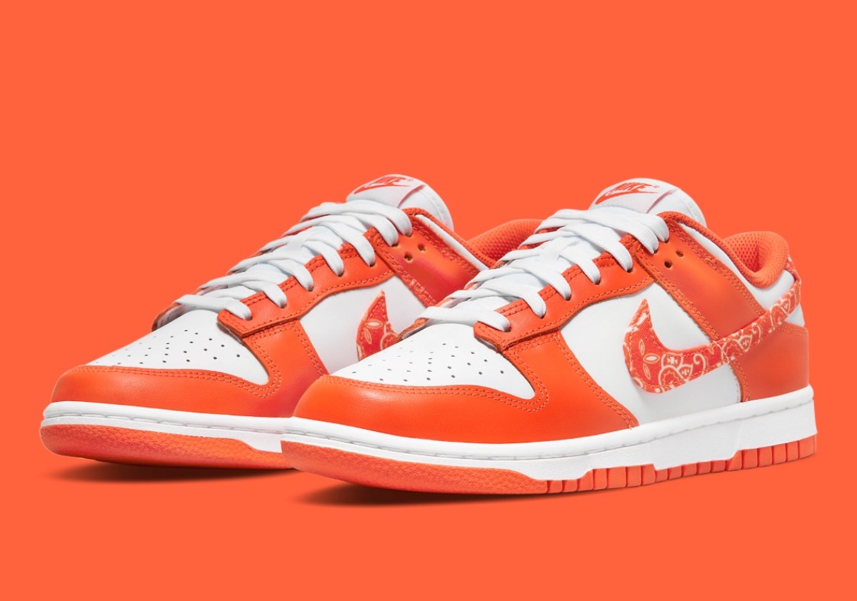 dunk orange nike