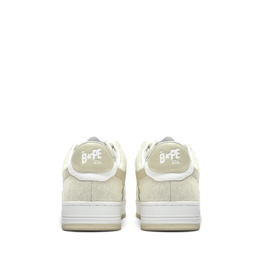 A Bathing Ape Bape Sta Beige Calf Hair - Droper