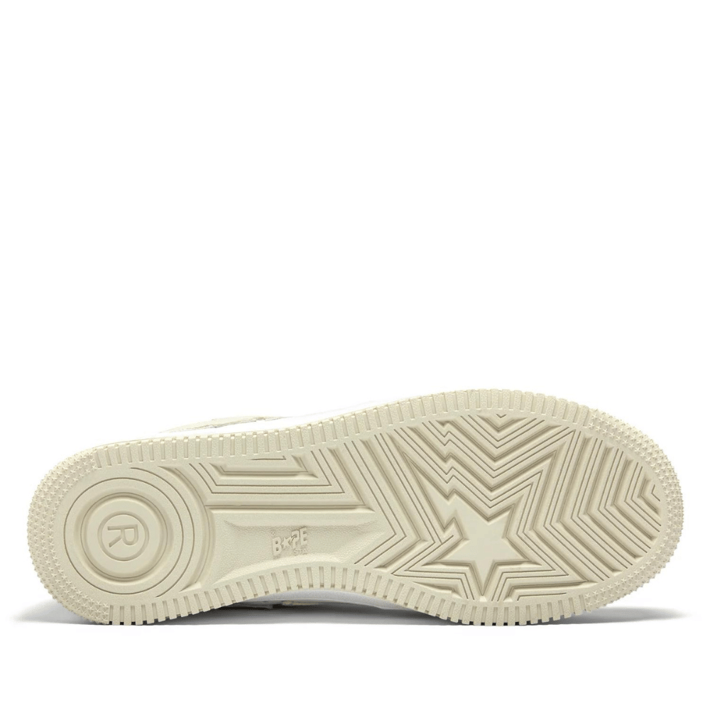 A Bathing Ape Bape Sta Beige Calf Hair foto 5