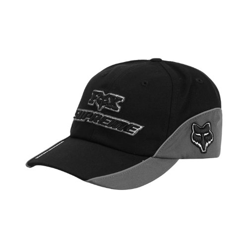 Fox Racing x Supreme Boné 6-Panel Black - Droper