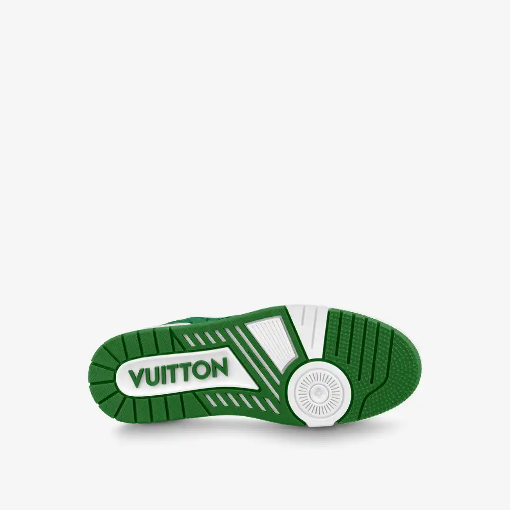 Louis Vuitton Trainer Low Monogram Denim Green foto 3