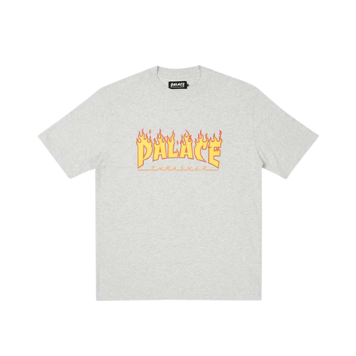 Thrasher x Palace Camiseta Grey Marl